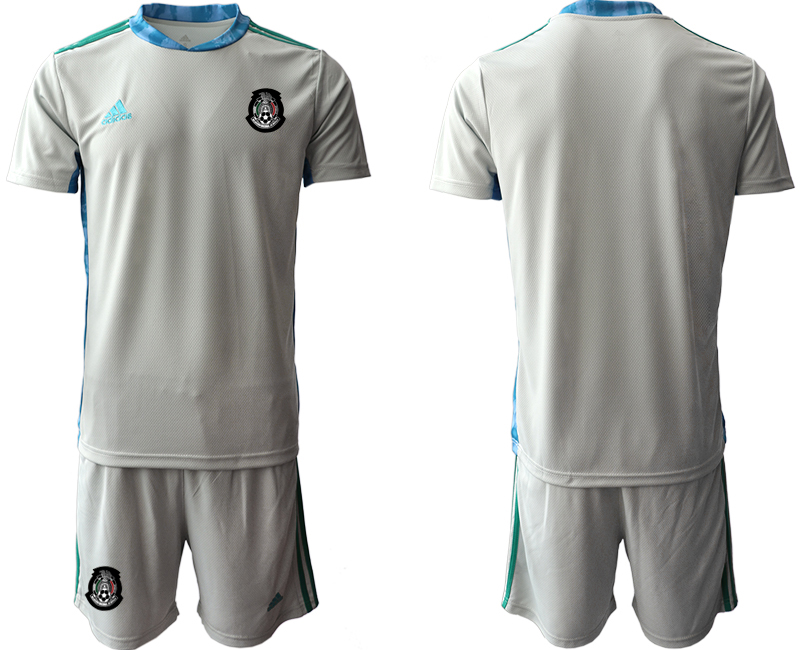 Men 2020-2021 Season National team Mexico goalkeeper grey Soccer Jersey->mexico jersey->Soccer Country Jersey
